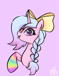 Size: 1074x1368 | Tagged: safe, artist:petaltwinkle, oc, oc only, oc:cupcake swirl, pony, unicorn, simple background, solo