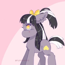 Size: 1500x1500 | Tagged: safe, artist:funnyhat12, oc, oc only, earth pony, pony, gradient background, solo