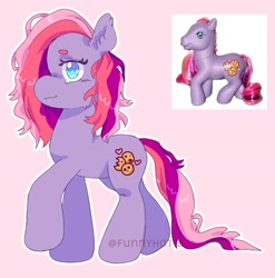 Size: 1528x1547 | Tagged: safe, artist:funnyhat12, chocolate chipper, earth pony, pony, g3, simple background, solo