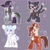 Size: 2048x2048 | Tagged: safe, artist:funnyhat12, oc, oc only, cat, cat pony, earth pony, original species, pegasus, plush pony, pony, adoptable, clothes, collar, group, high res, mug, plushie, simple background, sweater