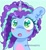 Size: 1657x1805 | Tagged: safe, artist:funnyhat12, misty brightdawn, pony, unicorn, g5, bust, simple background, solo