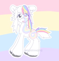 Size: 1654x1695 | Tagged: safe, artist:funnyhat12, oc, oc only, earth pony, pony, adoptable, female, gradient background, reference sheet, solo