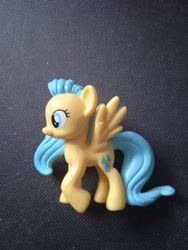 Size: 3120x4160 | Tagged: safe, photographer:hollyn, sunshower raindrops, pegasus, pony, g4, blind bag, female, long mane, mare, photo, toy