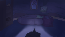 Size: 1252x714 | Tagged: safe, anonymous artist, misty brightdawn, opaline arcana, pony, unicorn, series:misty pov, g5, spoiler:g5, candle, drawing, lighting, misty's pillow