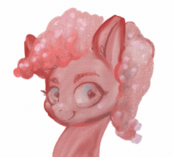 Size: 845x769 | Tagged: safe, artist:kovoranu, pinkie pie, earth pony, original species, pony, soap pony, g4, bust, portrait, soap, solo