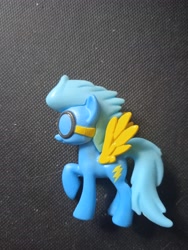 Size: 3120x4160 | Tagged: safe, photographer:hollyn, misty fly, pegasus, pony, g4, blind bag, clothes, goggles, photo, toy, uniform, wonderbolts, wonderbolts uniform