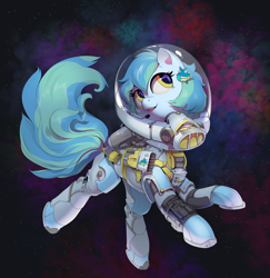 Size: 2646x2722 | Tagged: safe, artist:blazingstred, oc, oc only, oc:siriusnavigator, pegasus, pony, high res, solo, space, spacesuit