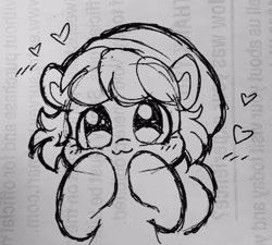 Size: 2048x1844 | Tagged: safe, artist:tamabel, oc, oc only, earth pony, pony, sketch, solo, traditional art