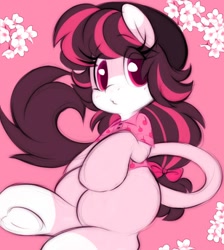 Size: 1196x1332 | Tagged: safe, artist:tamabel, oc, oc only, earth pony, pony, button-up shirt, clothes, dress shirt, flower, hat, shirt, simple background, solo