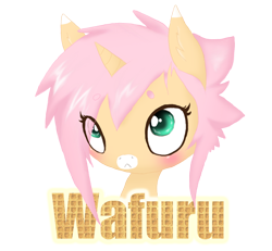 Size: 836x773 | Tagged: safe, artist:ne-chi, oc, oc:wafuru, pony, unicorn, horn, simple background, transparent background, unicorn oc