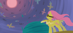 Size: 1280x591 | Tagged: safe, artist:flightless-fox, fluttershy, pegasus, pony, g4, hurricane fluttershy, goggles