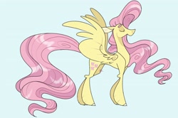 Size: 4096x2716 | Tagged: safe, artist:fizzlefer, fluttershy, pegasus, pony, g4, simple background, solo