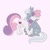 Size: 4096x4096 | Tagged: safe, artist:fizzlefer, silver spoon, sweetie belle, earth pony, pony, unicorn, g4, duo, shipping, simple background