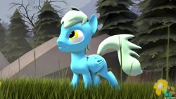 Size: 1191x670 | Tagged: safe, artist:kasjer19, oc, oc:sea glow, pegasus, pony, 3d, grass, solo, source filmmaker