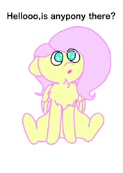 Size: 905x1280 | Tagged: safe, artist:fluttersdoodles, part of a set, fluttershy, pegasus, pony, g4, :o, chest fluff, female, open mouth, simple background, sitting, solo, white background