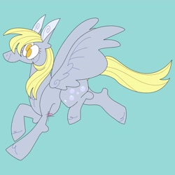 Size: 3700x3700 | Tagged: safe, artist:fizzlefer, derpy hooves, pegasus, pony, g4, high res, simple background, solo