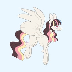 Size: 2048x2048 | Tagged: safe, artist:fizzlefer, oc, oc only, pegasus, pony, high res, simple background, solo