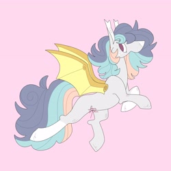 Size: 4096x4096 | Tagged: safe, artist:fizzlefer, oc, oc only, bat pony, pony, simple background, solo