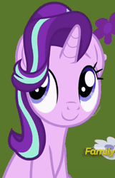 Size: 255x397 | Tagged: safe, screencap, starlight glimmer, pony, unicorn, fame and misfortune, g4, season 7, animated, cropped, cute, discovery family, discovery family logo, female, gif, glimmerbetes, logo, mare, smiling