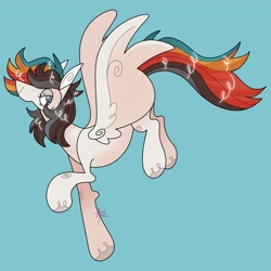 Size: 4000x4000 | Tagged: safe, artist:fizzlefer, oc, oc only, pegasus, pony, simple background, solo