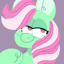 Size: 4096x4096 | Tagged: safe, artist:fizzlefer, minty, earth pony, pony, g3, simple background, solo