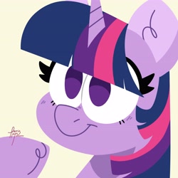 Size: 4096x4096 | Tagged: safe, artist:fizzlefer, twilight sparkle, pony, unicorn, g4, simple background, solo