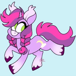 Size: 3500x3500 | Tagged: safe, artist:fizzlefer, oc, oc only, pony, unicorn, high res, simple background, solo