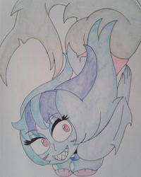 Size: 1638x2048 | Tagged: safe, artist:c_w, sonata dusk, mermaid, equestria girls, g4, female, sharp teeth, solo, teeth, traditional art