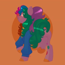 Size: 4096x4096 | Tagged: safe, artist:fizzlefer, oc, oc only, earth pony, pony, gradient background, solo