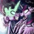 Size: 1024x1024 | Tagged: safe, artist:angelwingsmlpfim, sci-twi, twilight sparkle, alicorn, pony, equestria girls, g4, boop, duo, equestria girls ponified, evil smile, female, grin, mare, midnight sparkle, mirror, mirror portal, noseboop, ponified, signature, smiling, twilight sparkle (alicorn)