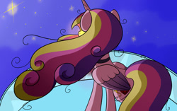 Size: 1023x644 | Tagged: safe, artist:fairiegirl101, princess cadance, alicorn, pony, g4, evil cadance, female, mare, solo