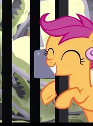 Size: 295x399 | Tagged: safe, screencap, scootaloo, pegasus, pony, appleoosa's most wanted, g4, female, filly, foal