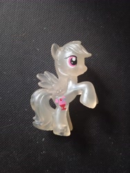 Size: 3120x4160 | Tagged: safe, photographer:hollyn, plumsweet, pegasus, pony, g4, blind bag, blind bag pony, photo, race swap, solo, toy