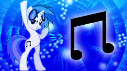 Size: 1920x1080 | Tagged: safe, artist:dalekstugaming, artist:likonan, artist:ooklah, edit, dj pon-3, vinyl scratch, pony, unicorn, g4, abstract background, bipedal, cutie mark, female, looking at you, mare, smiling, smiling at you, solo, sunglasses, sunglasses on head, translucent, wallpaper, wallpaper edit