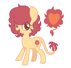 Size: 680x646 | Tagged: safe, artist:ne-chi, oc, pony, cutie mark, eyebrows, eyebrows visible through hair, leonine tail, open mouth, simple background, tail, transparent background