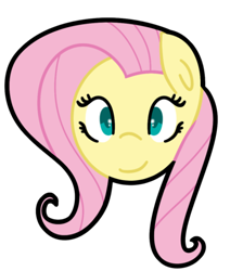 Size: 400x447 | Tagged: safe, artist:fluttershydaily, fluttershy, g4, simple background, smiling, transparent background