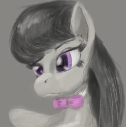 Size: 558x562 | Tagged: safe, artist:obsequiosity, octavia melody, earth pony, pony, g4, female, gray background, simple background, solo