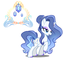 Size: 2999x2831 | Tagged: safe, artist:harmonyvitality-yt, oc, oc only, pony, base used, eyelashes, female, high res, hoof polish, makeup, mare, offspring, parent:fancypants, parent:rarity, parents:raripants, simple background, solo, transparent background