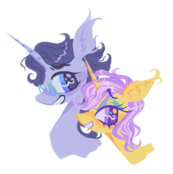 Size: 1280x1283 | Tagged: safe, artist:peaceandlove26, jet set, upper crust, pony, unicorn, g4, alternate versions at source, duo, female, glasses, male, shipping, simple background, straight, upperset, white background