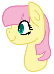 Size: 400x554 | Tagged: safe, artist:fluttershydaily, fluttershy, g4, alternate hairstyle, simple background, smiling, transparent background
