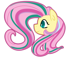 Size: 400x320 | Tagged: safe, artist:fluttershydaily, fluttershy, g4, rainbow power, simple background, smiling, transparent background