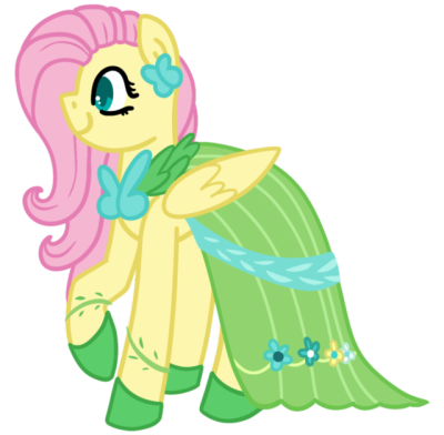 3092066 Safe Artist Fluttershydaily Fluttershy Clothes Dress