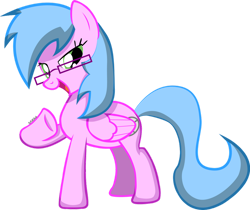 Size: 1024x860 | Tagged: safe, artist:sarahstudios11, oc, oc only, oc:artie brush, pegasus, pony, female, glasses, mare, pegasus oc, shading, solo, vector