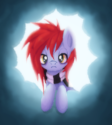 Size: 789x878 | Tagged: safe, artist:ne-chi, oc, pegasus, pony, cloud, looking at you, pegasus oc