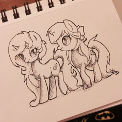 Size: 2313x2313 | Tagged: safe, artist:ne-chi, oc, pony, unicorn, high res, horn, horns, inktober, inktober 2016, traditional art, unicorn oc