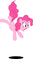 Size: 664x1166 | Tagged: safe, artist:sarahstudios11, pinkie pie, earth pony, pony, friendship is magic, g4, season 1, falling, female, gasping, mare, open mouth, solo