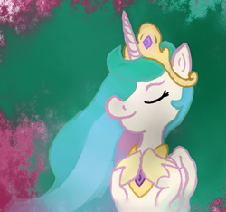 Size: 753x705 | Tagged: safe, artist:phillnana, princess celestia, alicorn, pony, g4, female, mare, solo