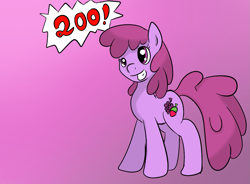 Size: 1113x821 | Tagged: safe, artist:phillnana, berry punch, berryshine, earth pony, pony, g4, female, mare, solo