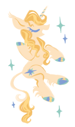 Size: 1133x1920 | Tagged: safe, artist:webkinzworldz, prince blueblood, pony, unicorn, g4, leonine tail, simple background, solo, sparkles, tail, unshorn fetlocks, white background