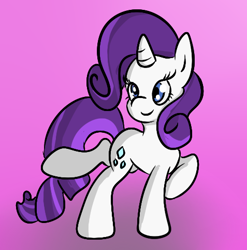 Size: 477x482 | Tagged: safe, artist:phillnana, rarity, pony, unicorn, g4, female, gradient background, mare, solo